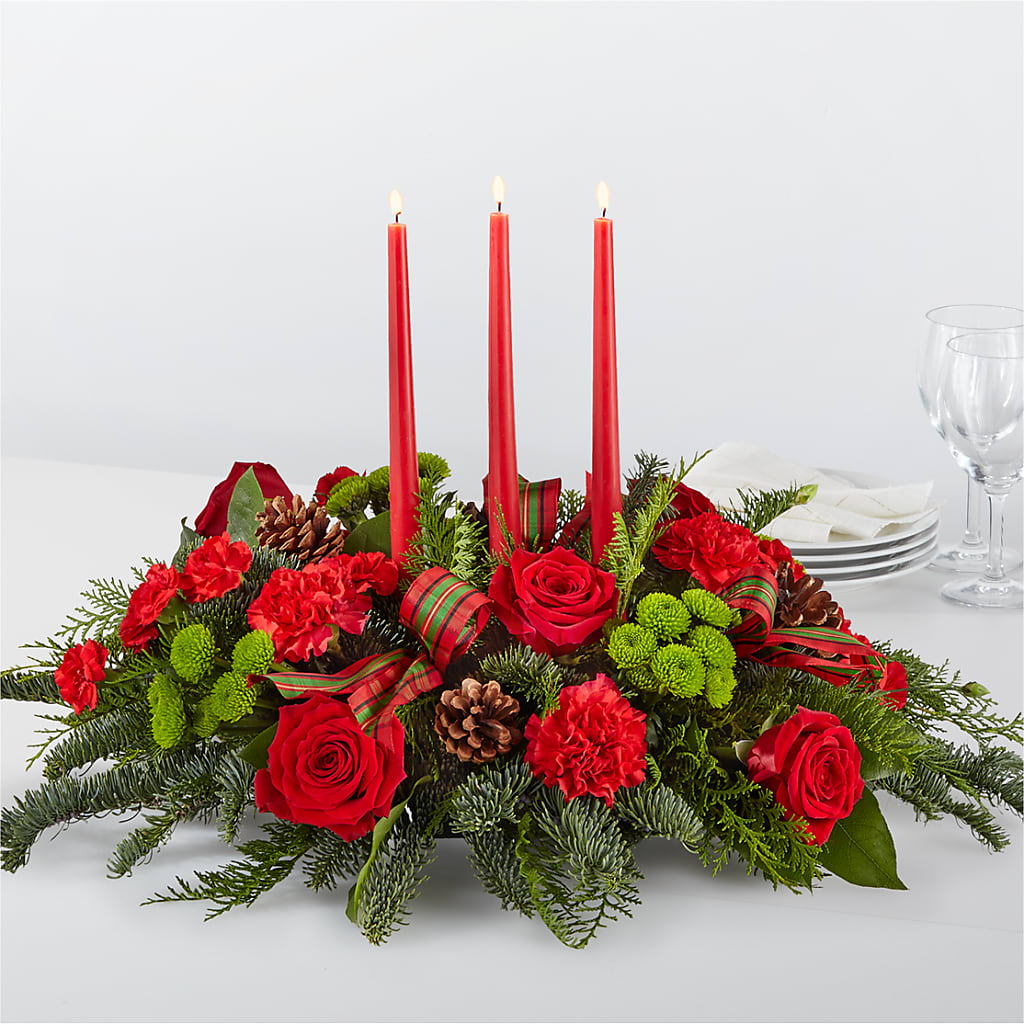 By the Candlelight Centerpiece – Mulberry Florist And Gift Shop, Elizabethtown KY