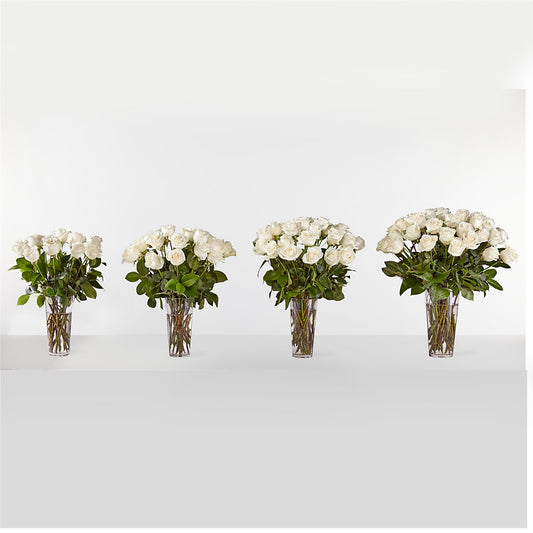 Long Stem White Rose Bouquet – Mulberry Florist And Gift Shop, Elizabethtown KY