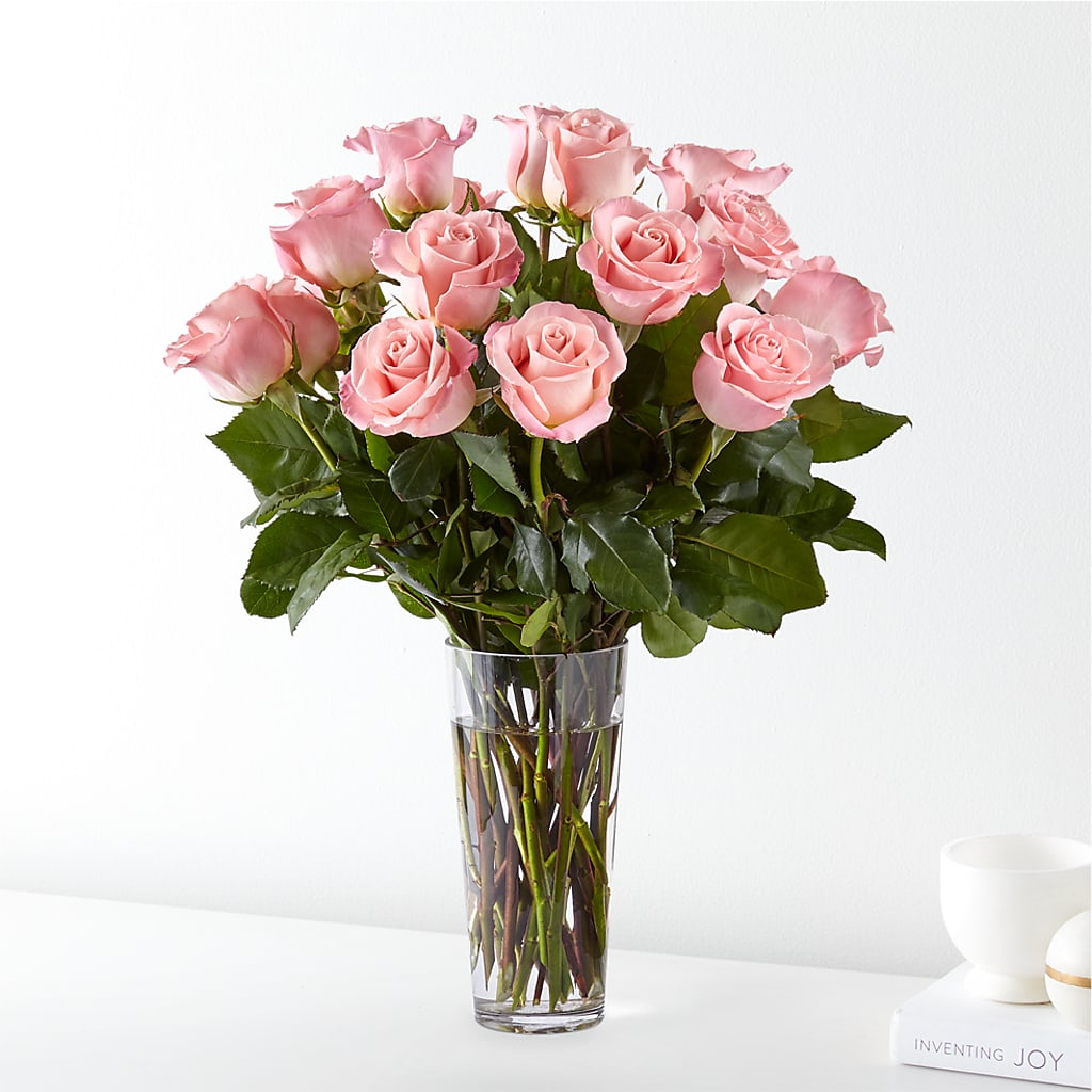 Long Stem Pink Rose Bouquet – Mulberry Florist And Gift Shop, Elizabethtown KY