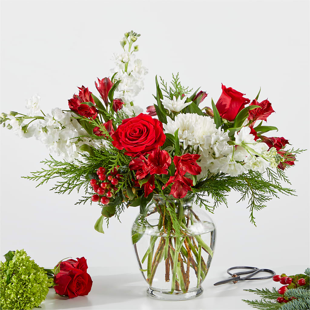 Merry Moment Bouquet – A Florist Original – Mulberry Florist And Gift Shop, Elizabethtown KY