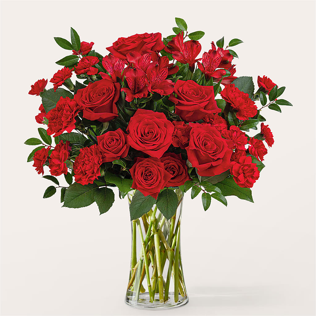 Brilliant Ruby Bouquet – Mulberry Florist And Gift Shop, Elizabethtown KY