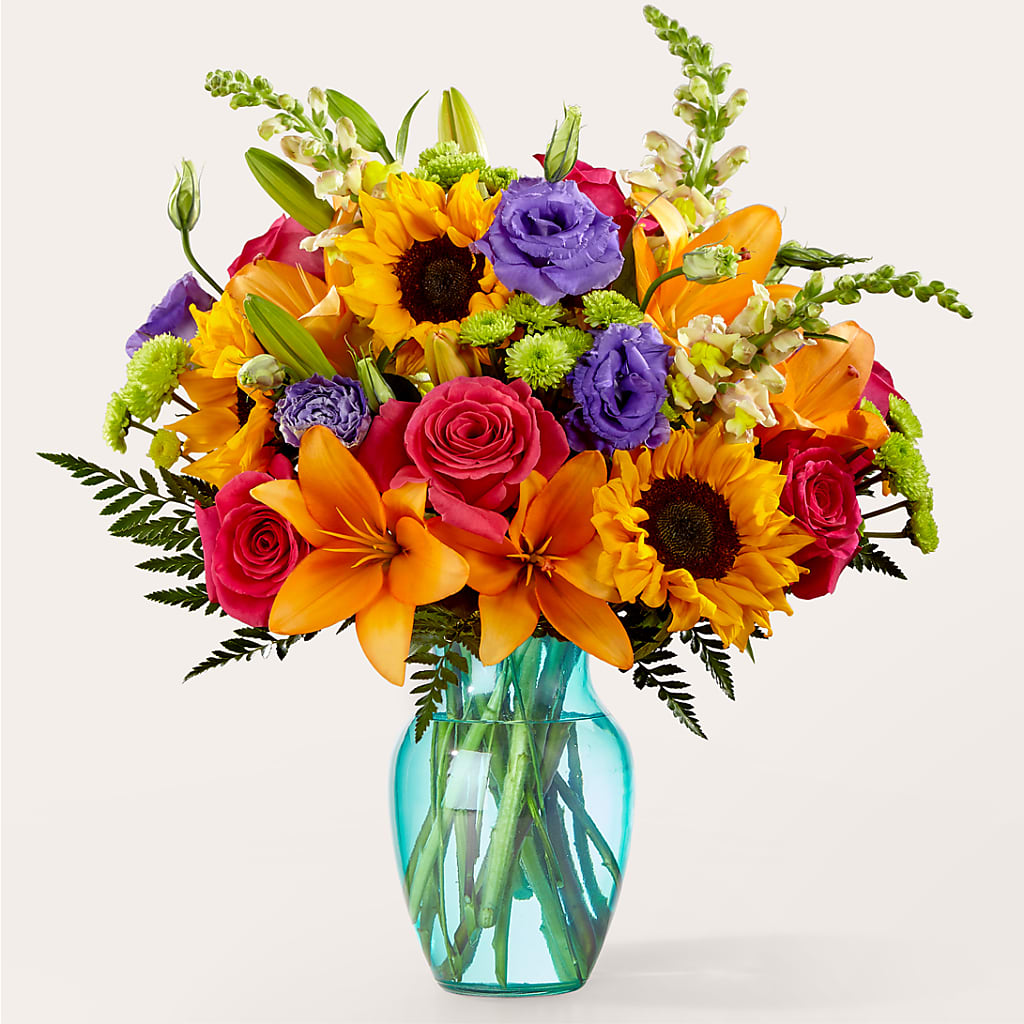 Double Rainbow Bouquet – Mulberry Florist And Gift Shop, Elizabethtown KY