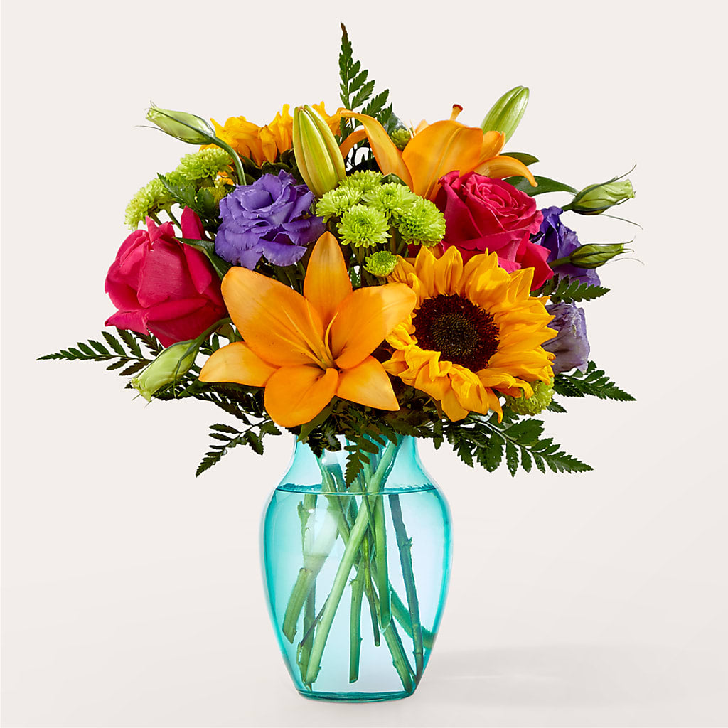 Double Rainbow Bouquet – Mulberry Florist And Gift Shop, Elizabethtown KY