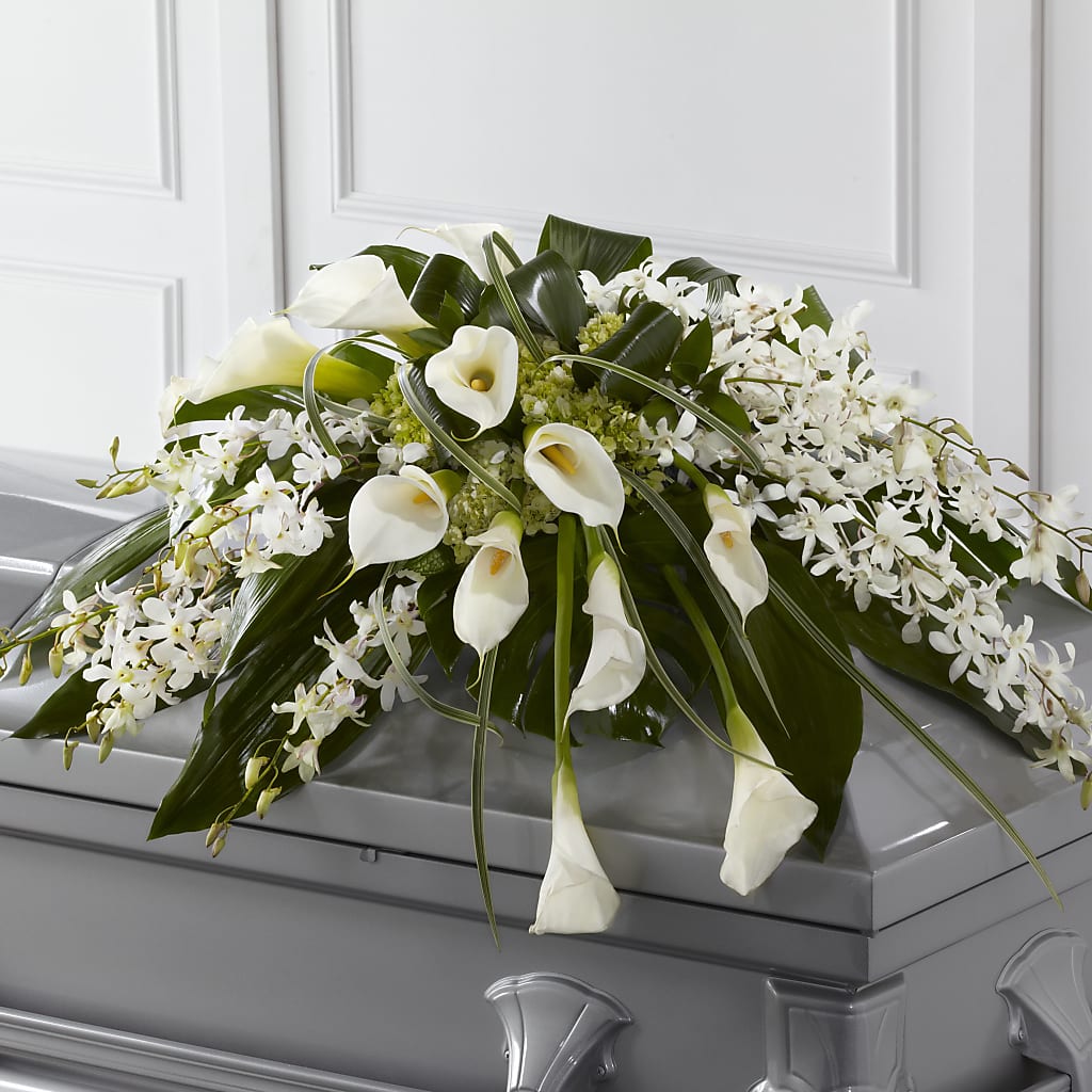 Angel Wings Casket Spray – Mulberry Florist And Gift Shop, Elizabethtown KY