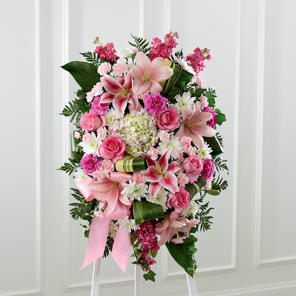 Comforting Standing Spray – Mulberry Florist And Gift Shop, Elizabethtown KY