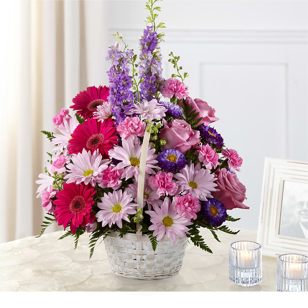 Pastel Peace Basket – Mulberry Florist And Gift Shop, Elizabethtown KY