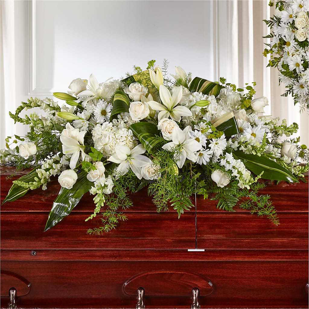 Abundance Casket Spray – Mulberry Florist And Gift Shop, Elizabethtown KY