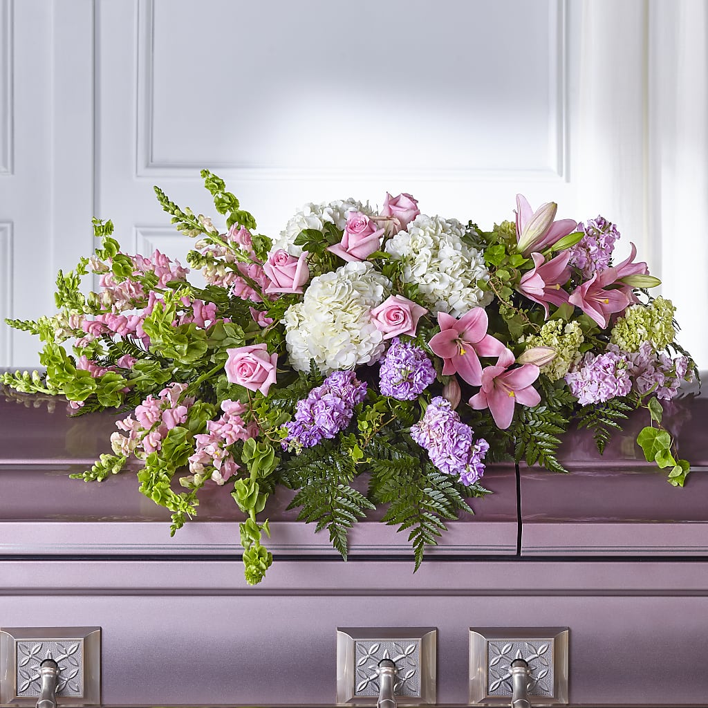 Life's Gratitude Casket Spray – Mulberry Florist And Gift Shop, Elizabethtown KY