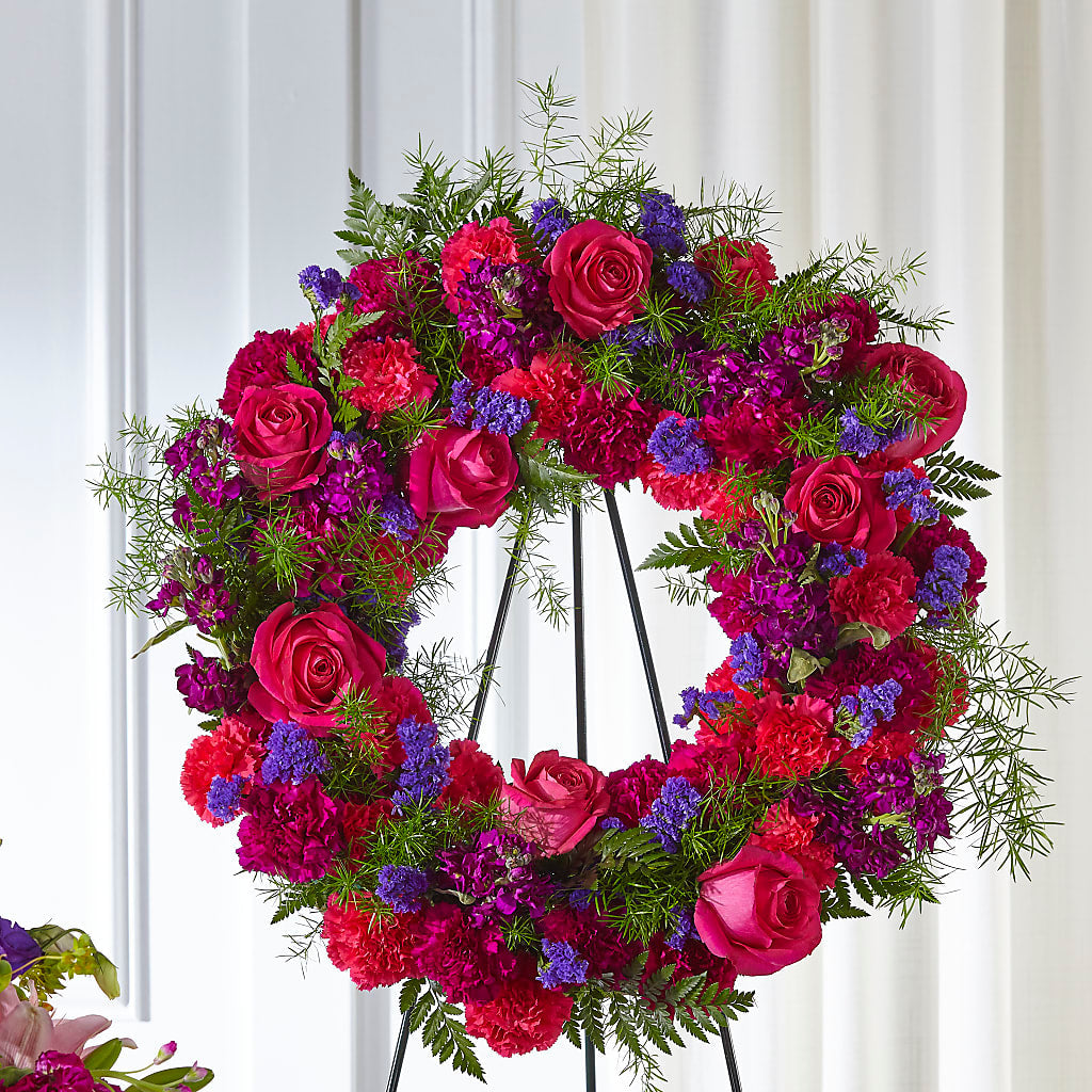 Calming Colors Wreath – Mulberry Florist And Gift Shop, Elizabethtown KY