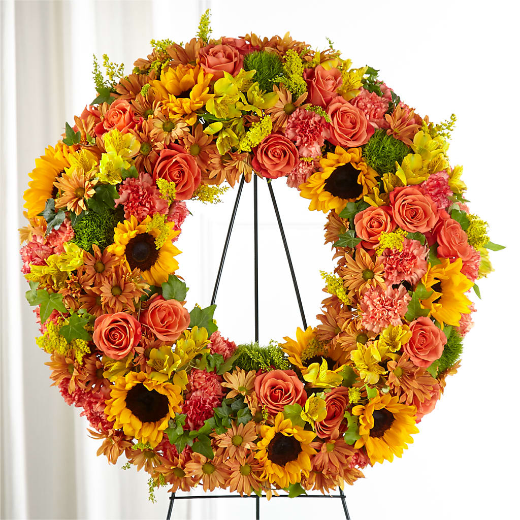 Autumnal Memories Wreath (Standard) – Mulberry Florist And Gift Shop, Elizabethtown KY