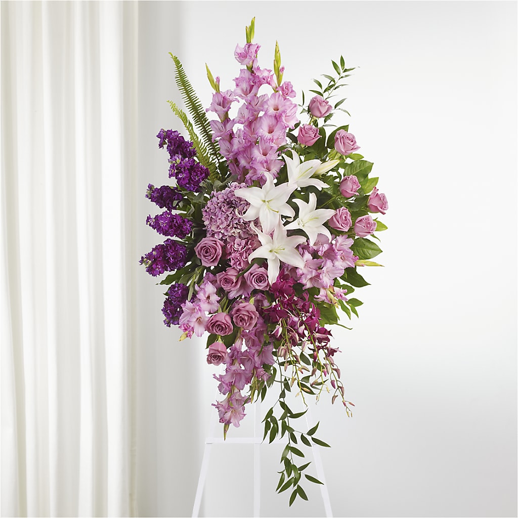 Never Alone Standing Spray – Mulberry Florist And Gift Shop, Elizabethtown KY