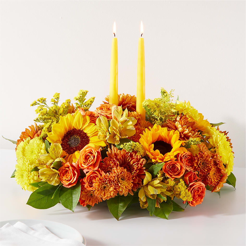 Autumn Harmony Centerpiece – Mulberry Florist And Gift Shop, Elizabethtown KY