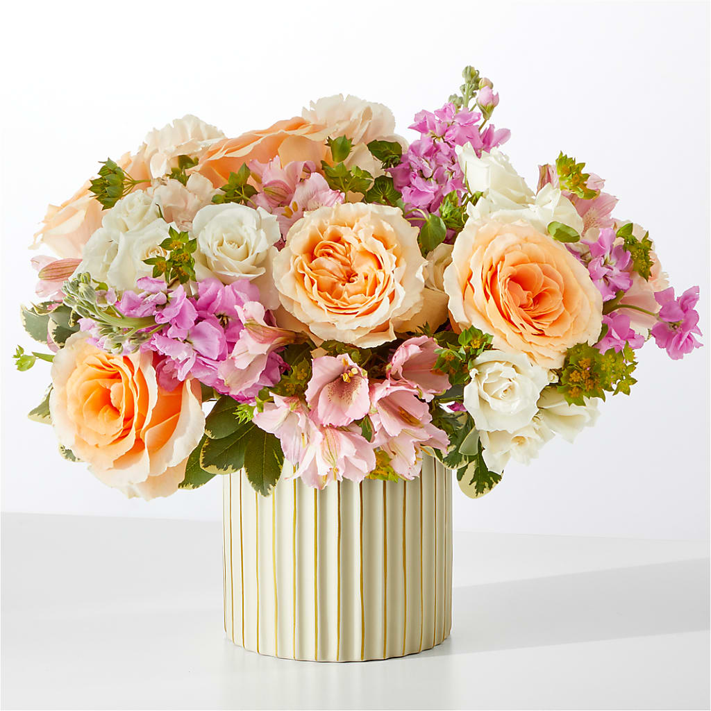 Paradise Bouquet with Ivory Vase – Mulberry Florist And Gift Shop, Elizabethtown KY