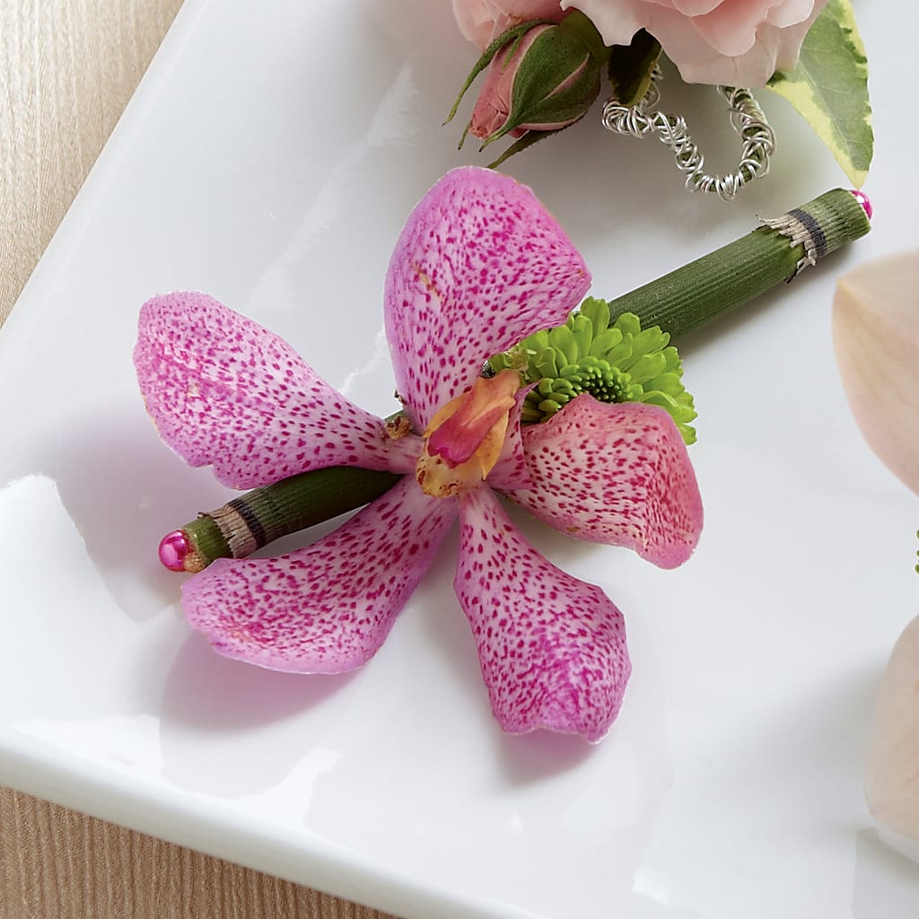 Pink Mokara Boutonniere – Mulberry Florist And Gift Shop, Elizabethtown KY