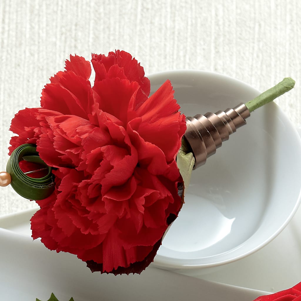 Red Carnation Boutonniere – Mulberry Florist And Gift Shop, Elizabethtown KY