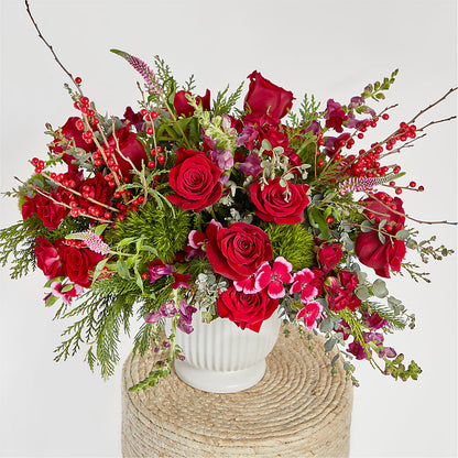 Big Red Bow Bouquet –  Mulberry Florist And Gift Shop, Elizabethtown KY