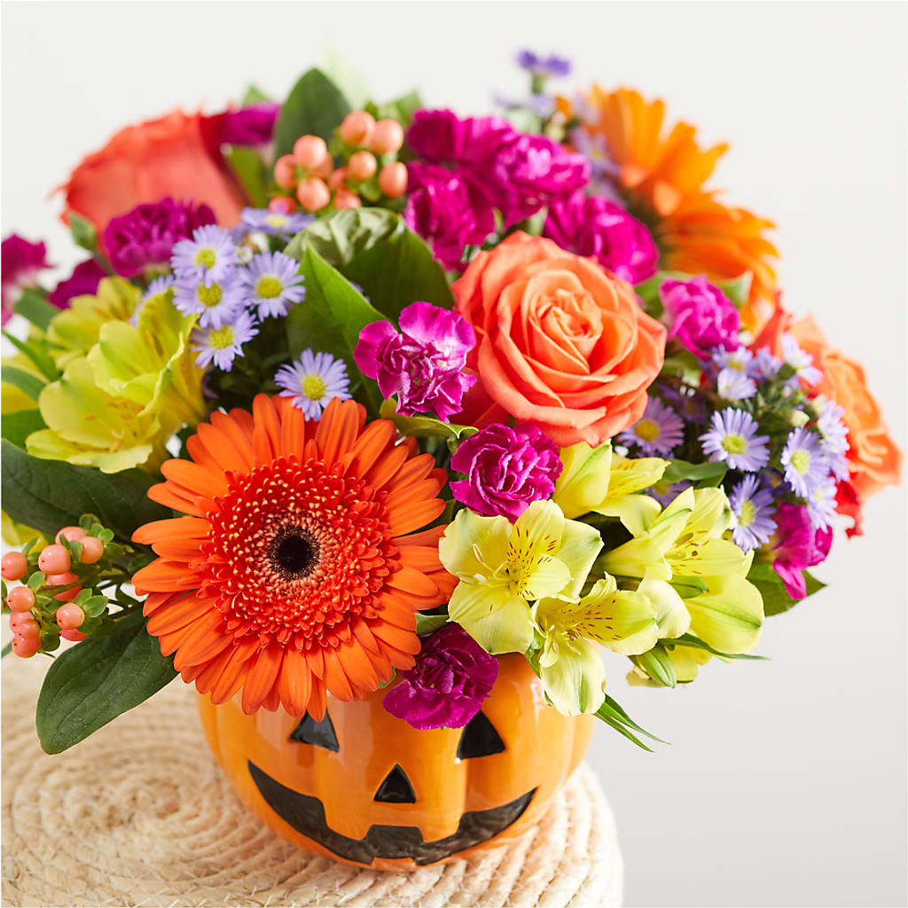 Tricks & Treats Pumpkin –  Mulberry Florist And Gift Shop, Elizabethtown KY