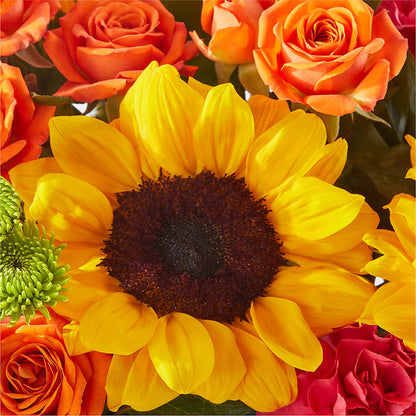 Sun-drenched Blooms Box Bouquet –  Mulberry Florist And Gift Shop, Elizabethtown KY