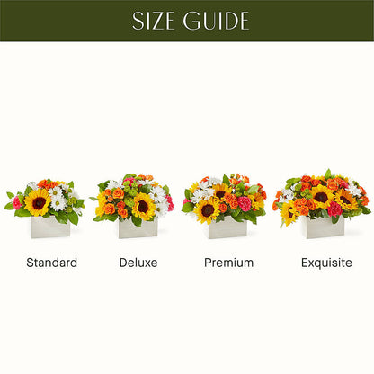 Sun-drenched Blooms Box Bouquet –  Mulberry Florist And Gift Shop, Elizabethtown KY