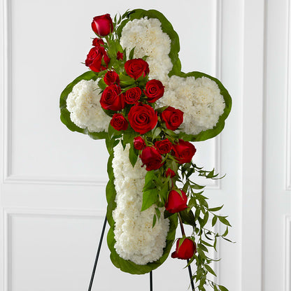 Floral Cross Easel –  Mulberry Florist And Gift Shop, Elizabethtown KY
