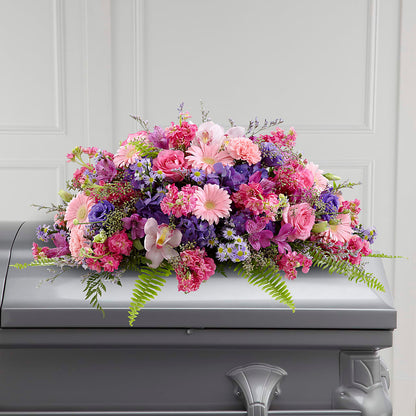 Glorious Garden Casket Spray –  Mulberry Florist And Gift Shop, Elizabethtown KY