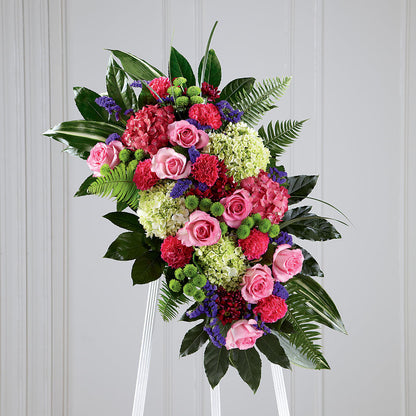 Refreshing Mix Standing Spray –  Mulberry Florist And Gift Shop, Elizabethtown KY