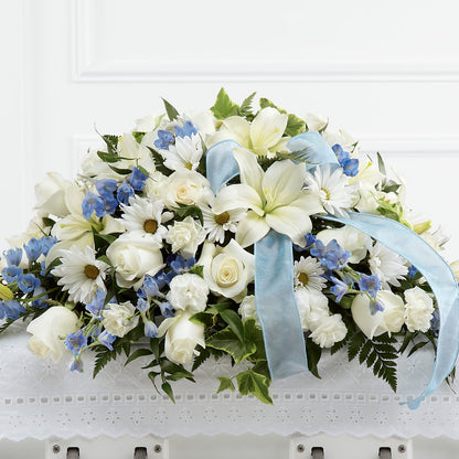 Tender Treasure Casket Spray –  Mulberry Florist And Gift Shop, Elizabethtown KY