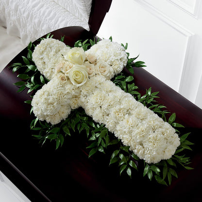 Peaceful Memories Casket Spray (Standard) –  Mulberry Florist And Gift Shop, Elizabethtown KY