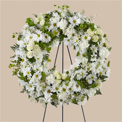 Faithful Wishes Wreath –  Mulberry Florist And Gift Shop, Elizabethtown KY