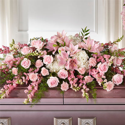 Life & Remembrance Casket Spray –  Mulberry Florist And Gift Shop, Elizabethtown KY