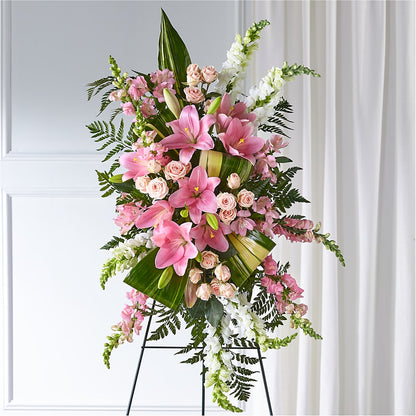 Elegant Embrace Standing Spray –  Mulberry Florist And Gift Shop, Elizabethtown KY