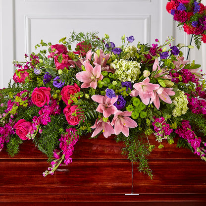 Radiant Tribute Casket Spray –  Mulberry Florist And Gift Shop, Elizabethtown KY