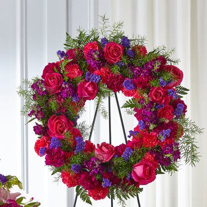 Calming Colors Wreath –  Mulberry Florist And Gift Shop, Elizabethtown KY