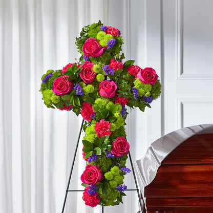 Tribute Rose Floral Cross –  Mulberry Florist And Gift Shop, Elizabethtown KY