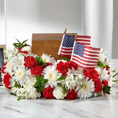 Spirit of Patriotism Cremation Adornment –  Mulberry Florist And Gift Shop, Elizabethtown KY
