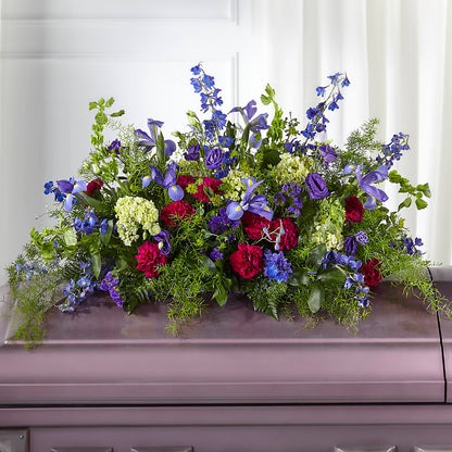 Always Treasured Casket Spray –  Mulberry Florist And Gift Shop, Elizabethtown KY