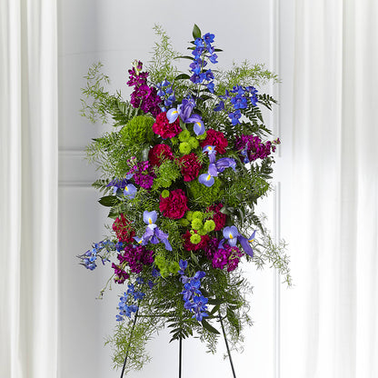 Heavenly Skies Standing Spray –  Mulberry Florist And Gift Shop, Elizabethtown KY