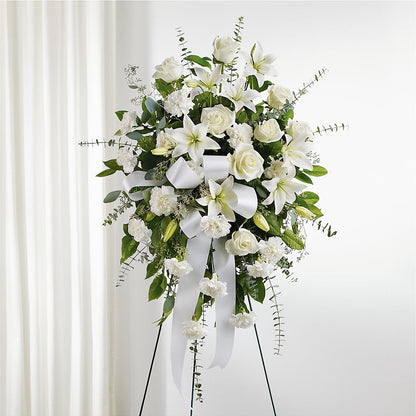 With Care Standing Spray –  Mulberry Florist And Gift Shop, Elizabethtown KY