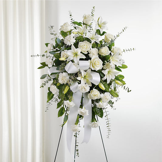 With Care Standing Spray –  Mulberry Florist And Gift Shop, Elizabethtown KY