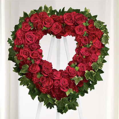 Wholehearted Standing Spray –  Mulberry Florist And Gift Shop, Elizabethtown KY