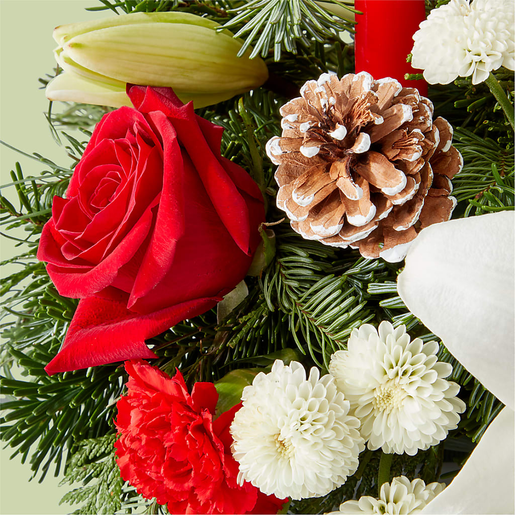 Seasonal Festivities Centerpiece –  Mulberry Florist And Gift Shop, Elizabethtown KY