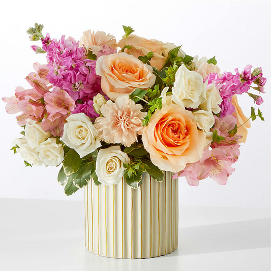 Paradise Bouquet with Ivory Vase –  Mulberry Florist And Gift Shop, Elizabethtown KY