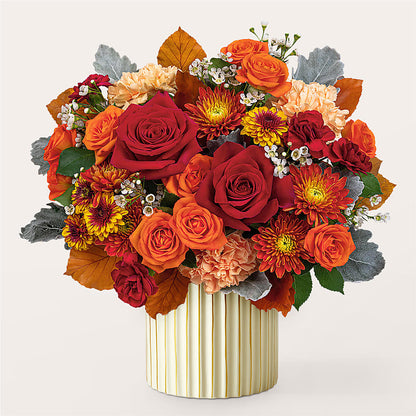Merlot Bouquet with Ivory Vase –  Mulberry Florist And Gift Shop, Elizabethtown KY
