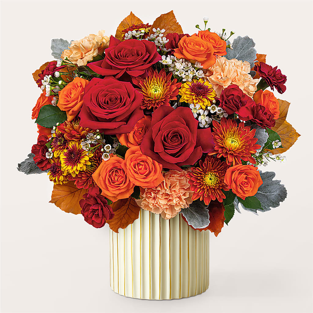 Merlot Bouquet with Ivory Vase –  Mulberry Florist And Gift Shop, Elizabethtown KY