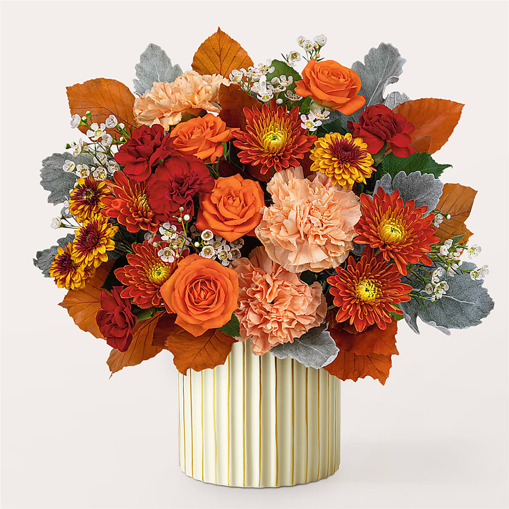 Merlot Bouquet with Ivory Vase –  Mulberry Florist And Gift Shop, Elizabethtown KY