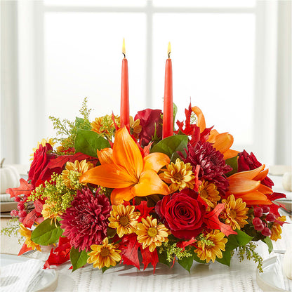 Autumn's Embrace Centerpiece –  Mulberry Florist And Gift Shop, Elizabethtown KY