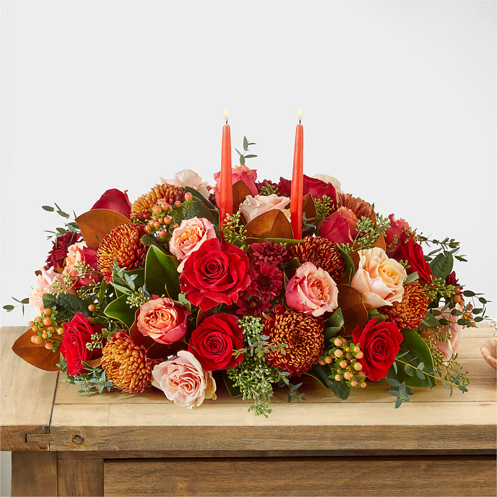 Gather Near Centerpiece –  Mulberry Florist And Gift Shop, Elizabethtown KY