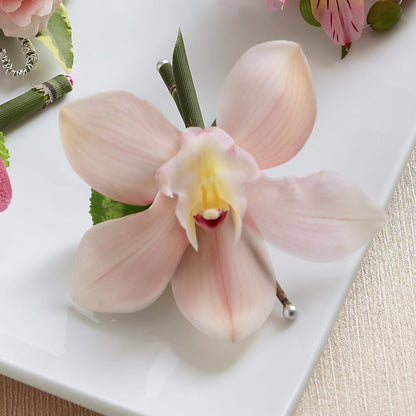Pink Cymbidium Boutonniere –  Mulberry Florist And Gift Shop, Elizabethtown KY