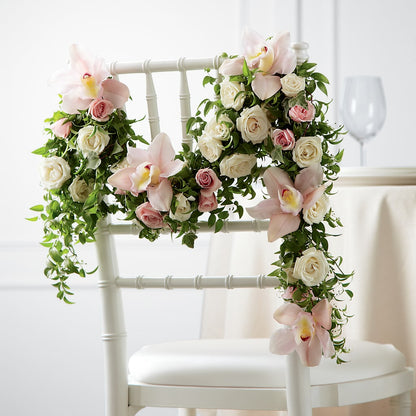 Orchid Rose Chair Décor –  Mulberry Florist And Gift Shop, Elizabethtown KY