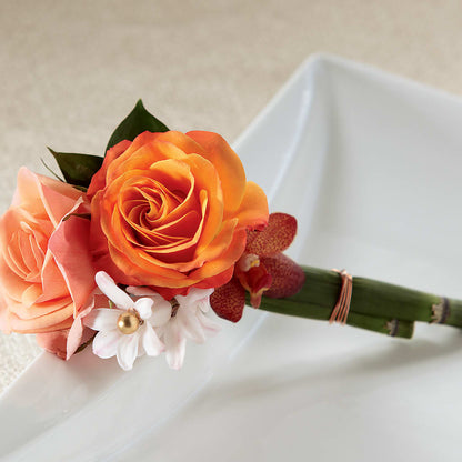 Sunset Dream Boutonniere –  Mulberry Florist And Gift Shop, Elizabethtown KY